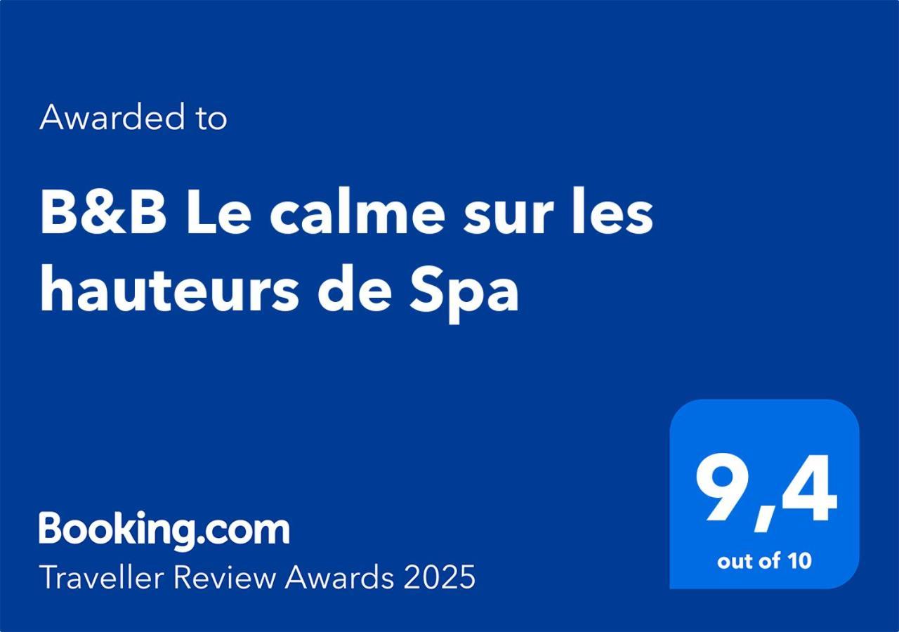 B&B Le Calme Sur Les Hauteurs De Spa Tiege Exteriör bild
